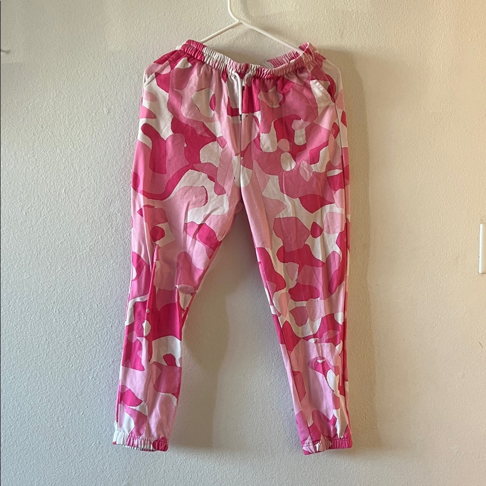 Pink Camouflage Kids Leggings